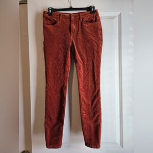 Pilcro Corduroy High Rise Skinny Sz 26